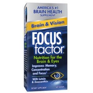LAST ONE Focus Factor Brain & Vision NIB